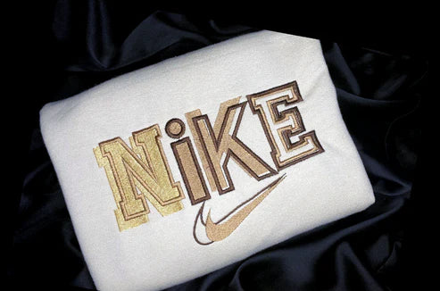 Nike vintage embroidered inspired sweatshir sale