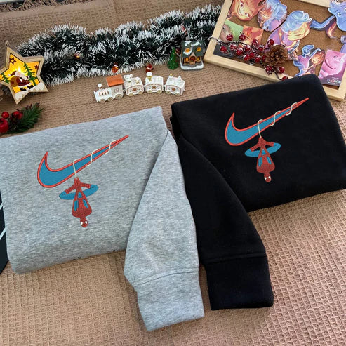 Swoosh Spiderman - embroidered sweatshirt