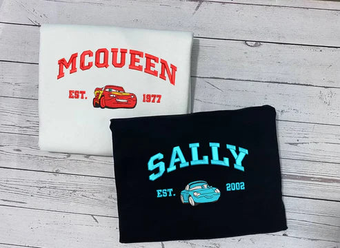 McQueen & Sally EST. 1997 - embroidered sweatshirt