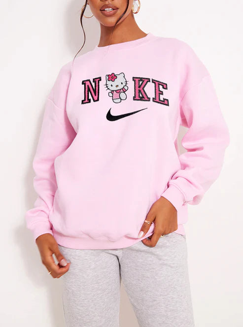 Hello Kitty - embroidered sweatshirt