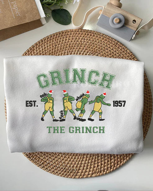 The Grinch Est. 1957 - embroidered sweatshirt